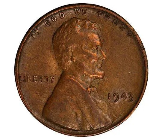 1943 copper Lincoln cent