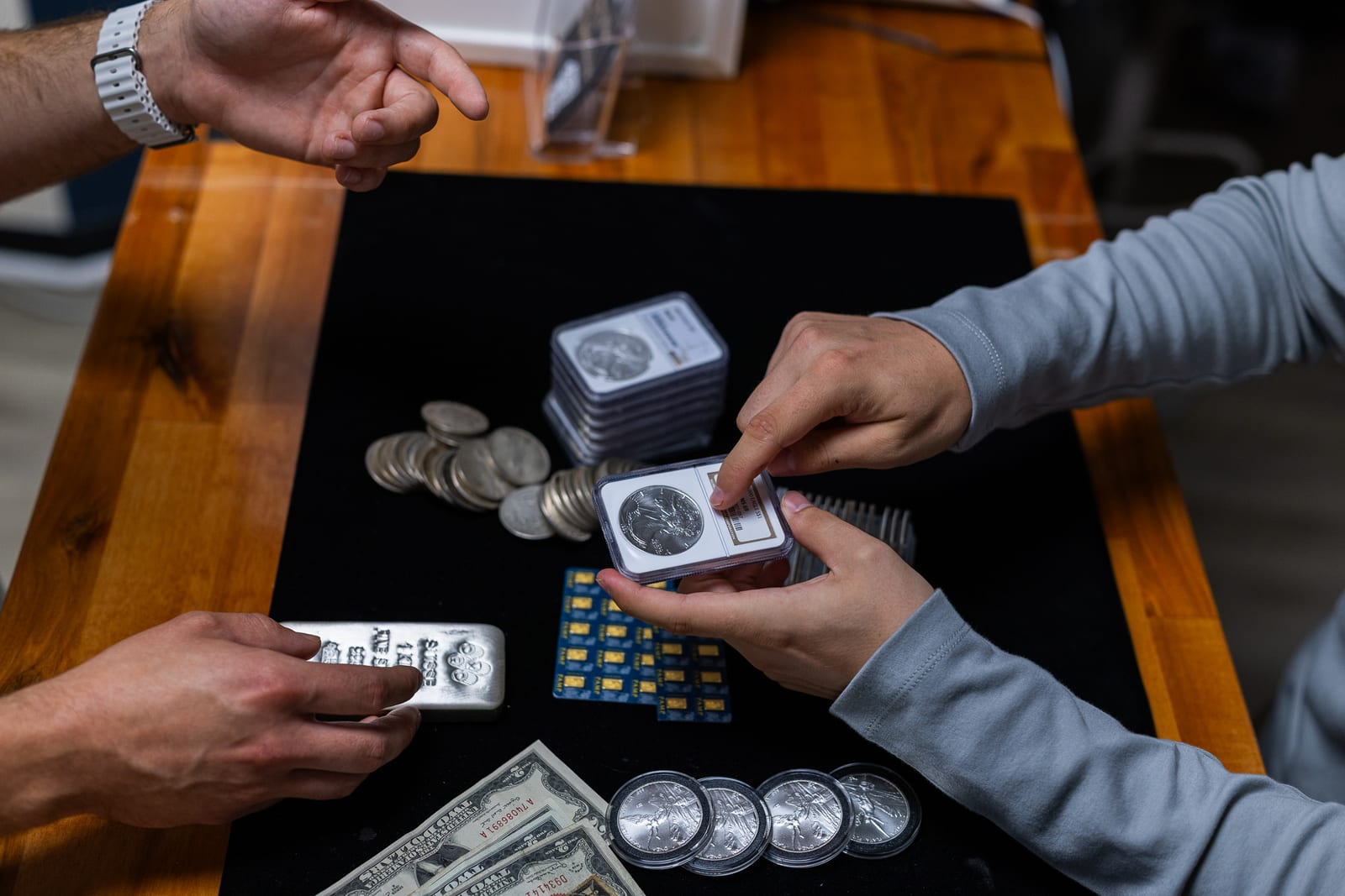 Haven Coin & Jewelry coin and bullion transaction